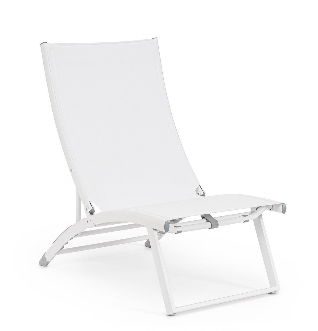 Poltrona lounge recl. taylor bianco