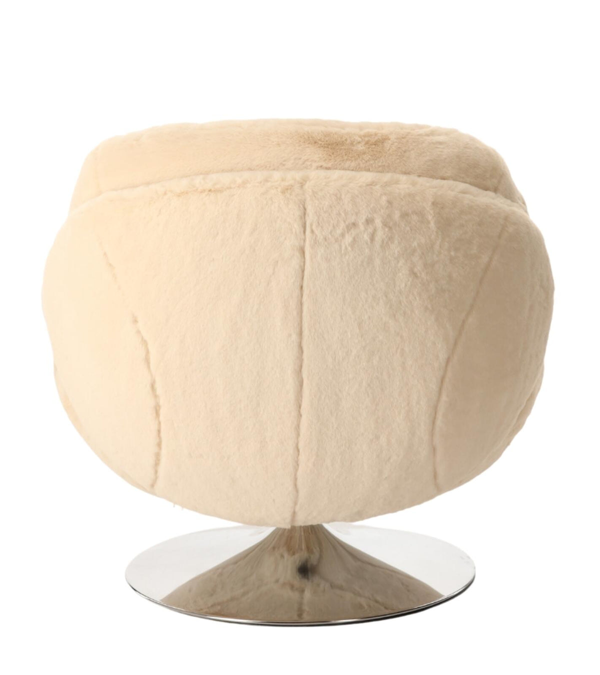 Poltrona Memento finta pelliccia Bianco 81x86xH83cm