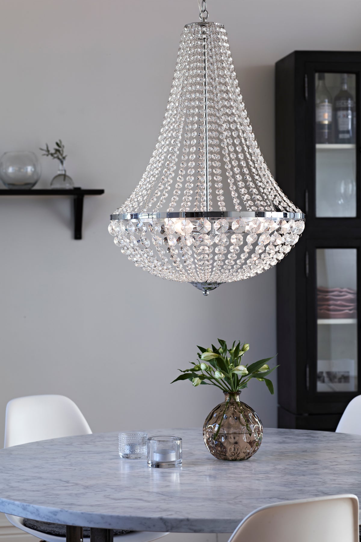 GRÄNSÖ Lampadario 3L Cromo/MC