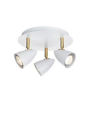 CIRO Soffitto 3L Bianco/Ottone