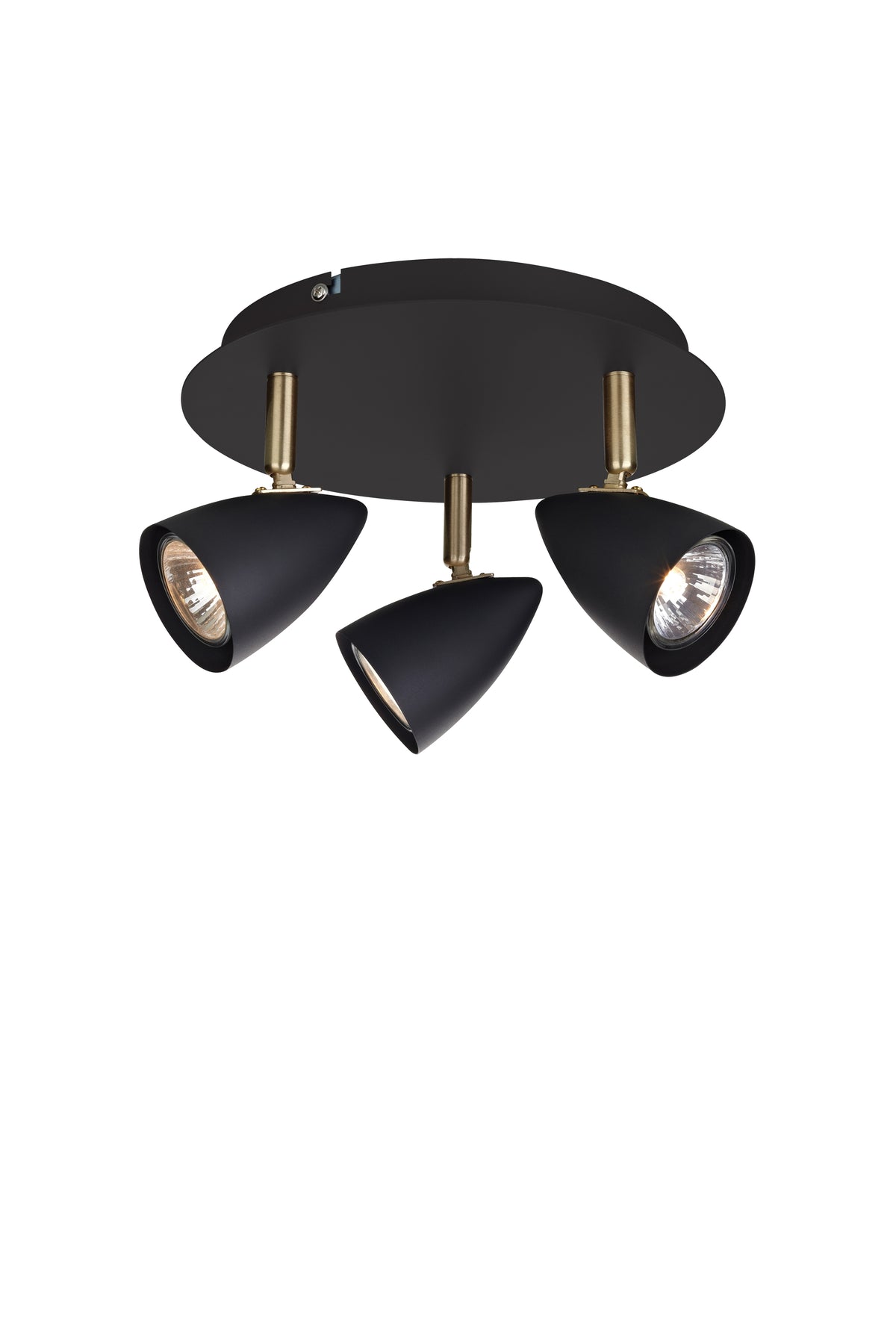CIRO Soffitto 3L Nero/Ottone