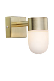 MENTON Parete 1L Ottone/Opale IP44