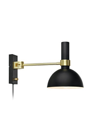 LARRY Parete 1L Nero/Ottone spazzolato