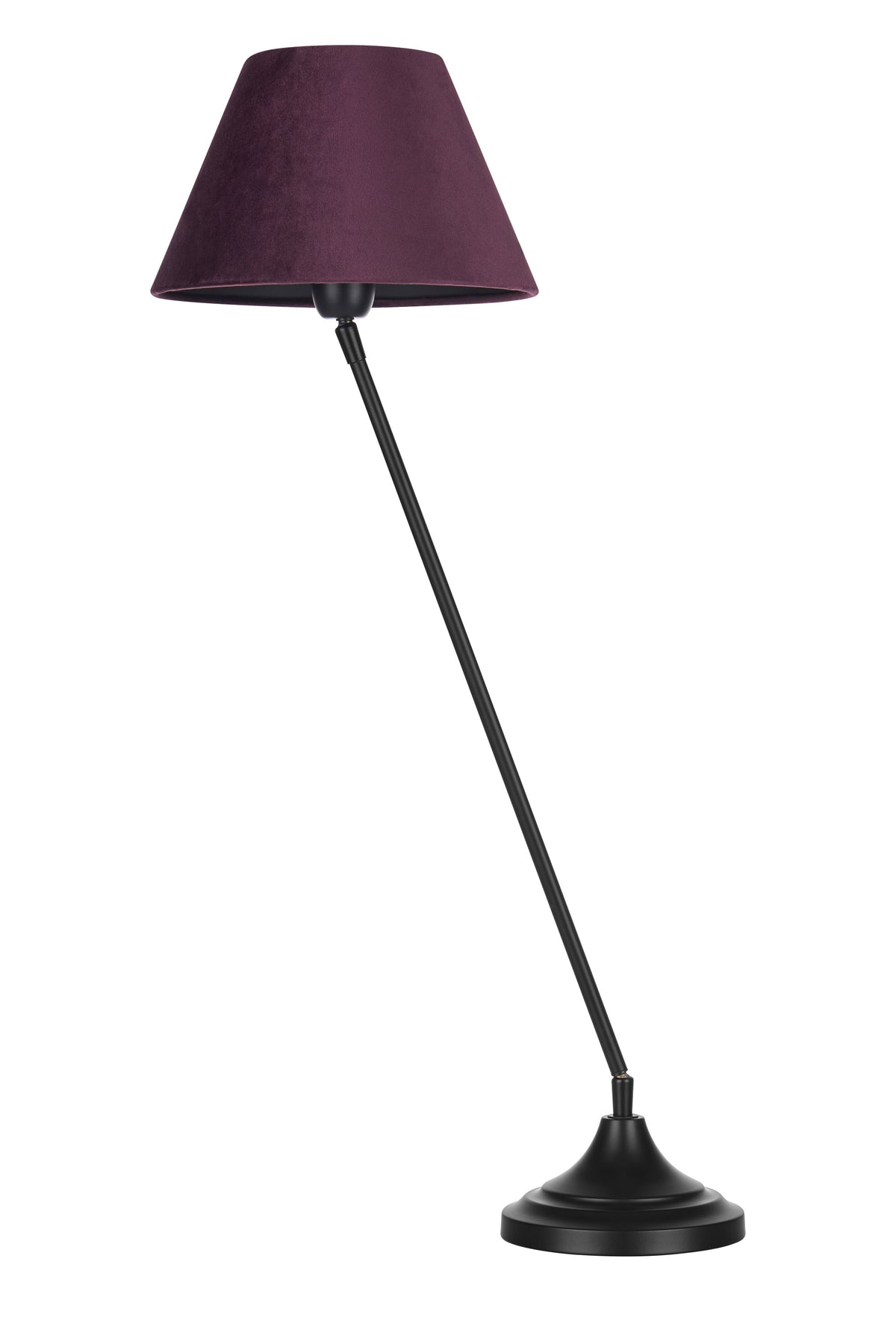 GARDA Lampada da tavolo 1L Nero/Viola