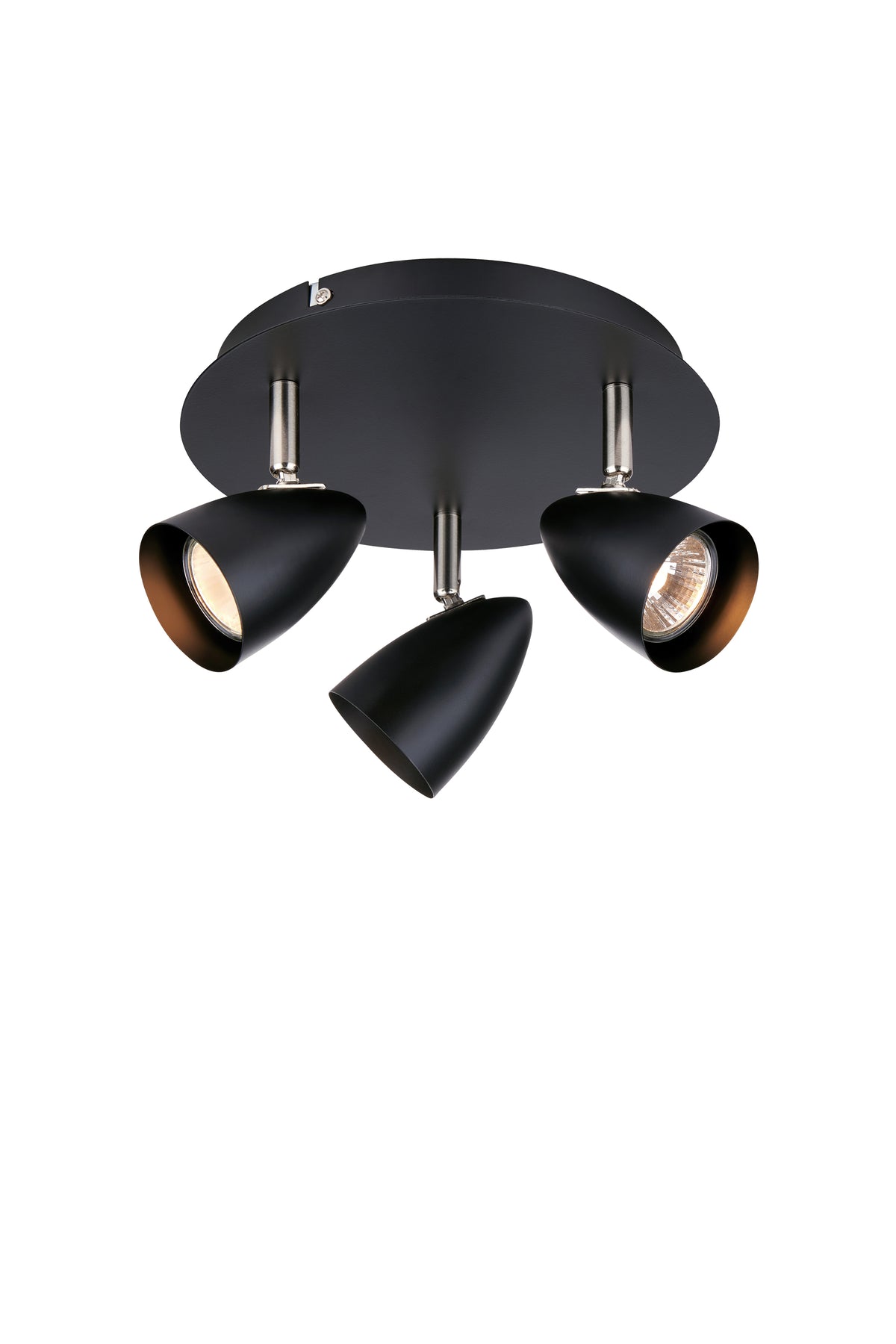 CIRO Soffitto 3L Nero/Acciaio