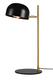 Lampada da tavolo POSE 1L Nero/Ottone spazzolato