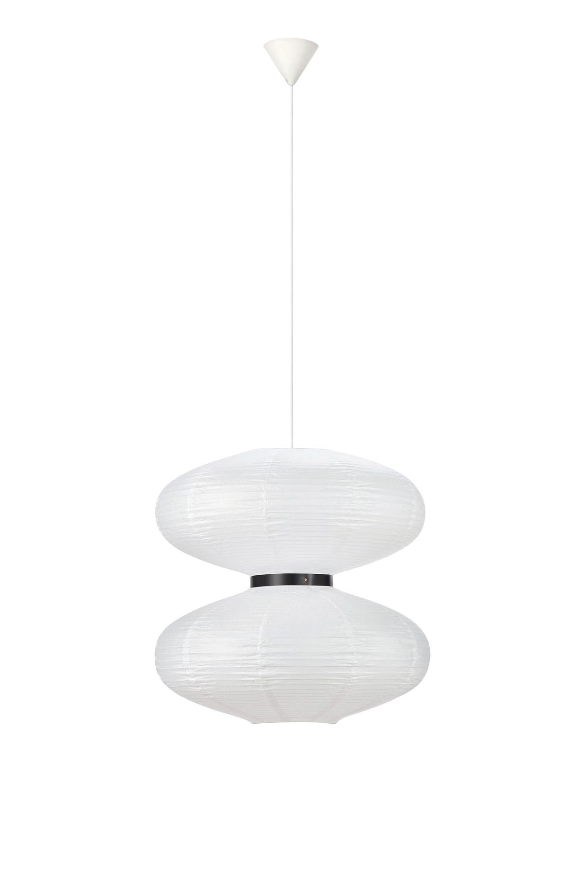 Lampada a sospensione DUAL 2L Bianco/Nero