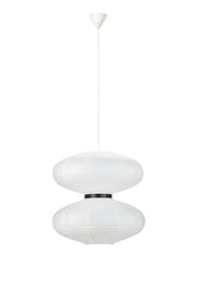 Lampada a sospensione DUAL 2L Bianco/Nero