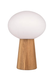 PATER Lampada da tavolo 1L Quercia/Bianco