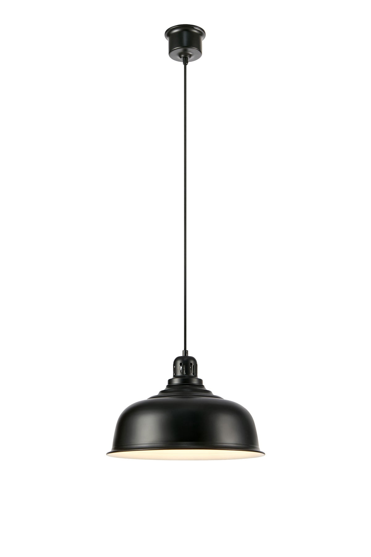 PORT Lampadario 1L Nero Piccolo
