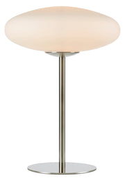LOCUS Lampada da tavolo 1L Bianco/Acciaio