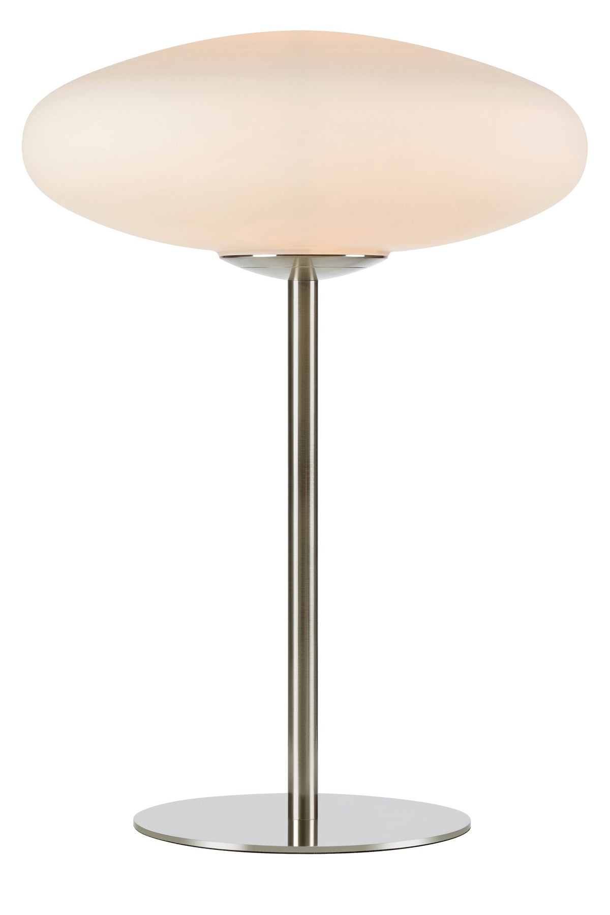 LOCUS Lampada da tavolo 1L Bianco/Acciaio