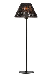 CORDA Lampada da tavolo 1L Nero/Nero