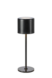 FILO Ricaricabile Lampada da tavolo Nero Opaco B/O