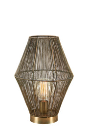 CASA Lampada da tavolo 1L Ottone Antico