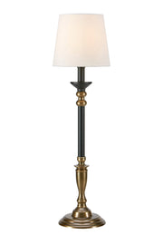 GENT Lampada da tavolo 1L Antico/Nero/Bianco sporco