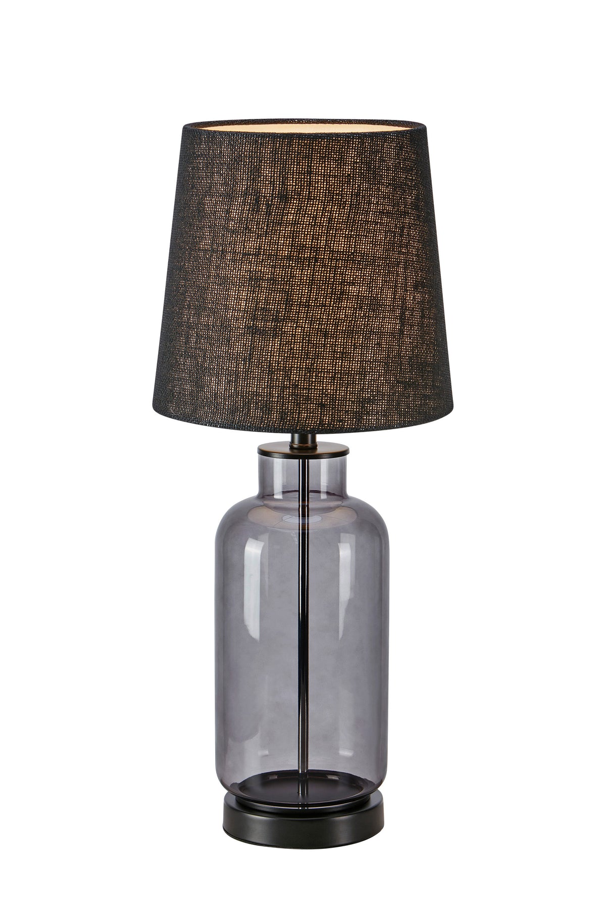 COSTERO Lampada da tavolo 1L 61,5cm Fumo/Nero