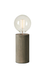 Lampada da tavolo LEGNA 1L 20cm Tinto Grigio