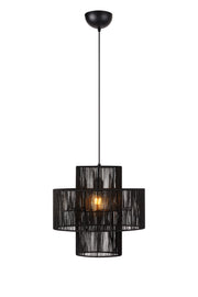 SOGA Lampadario 1L Nero
