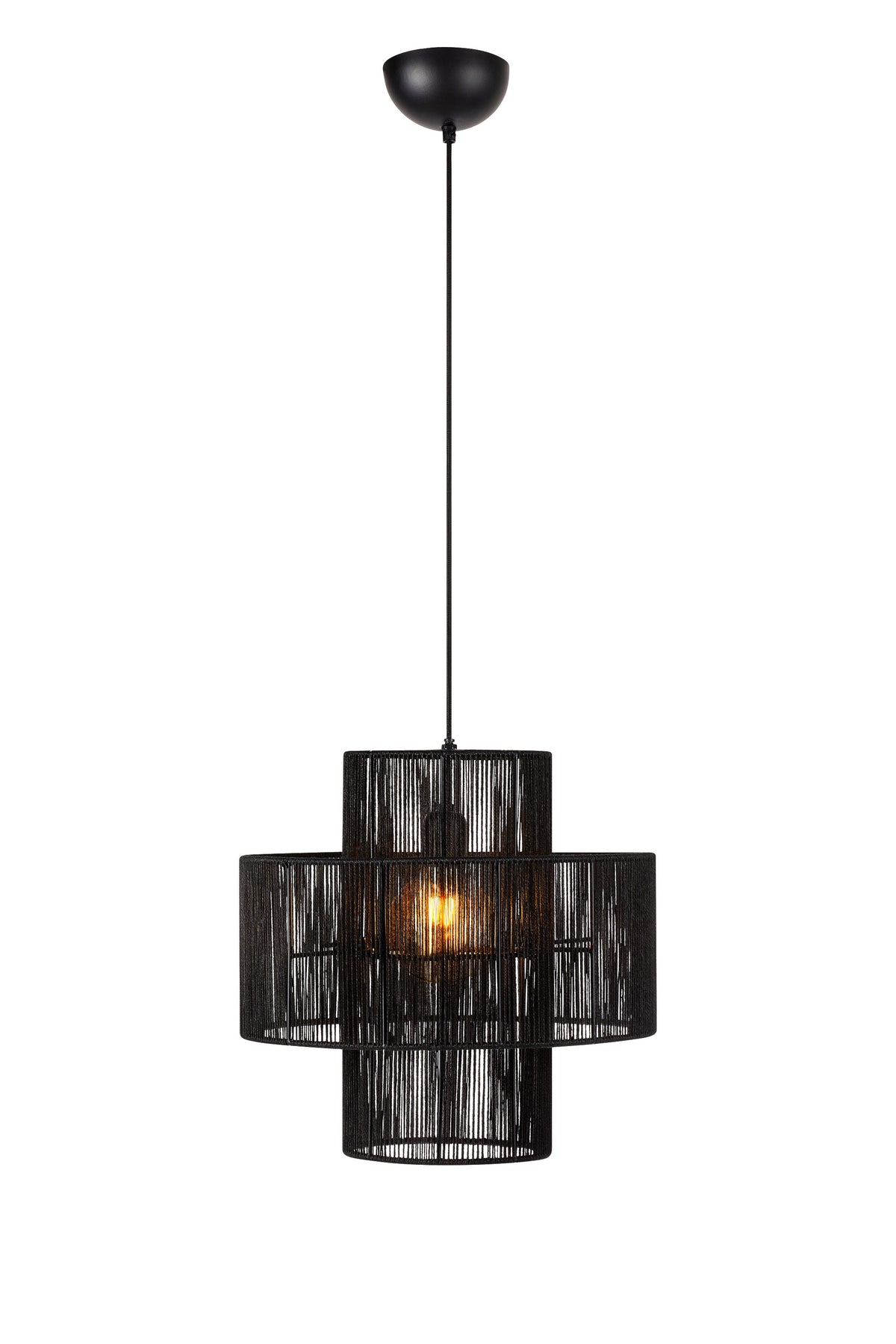 SOGA Lampadario 1L Nero