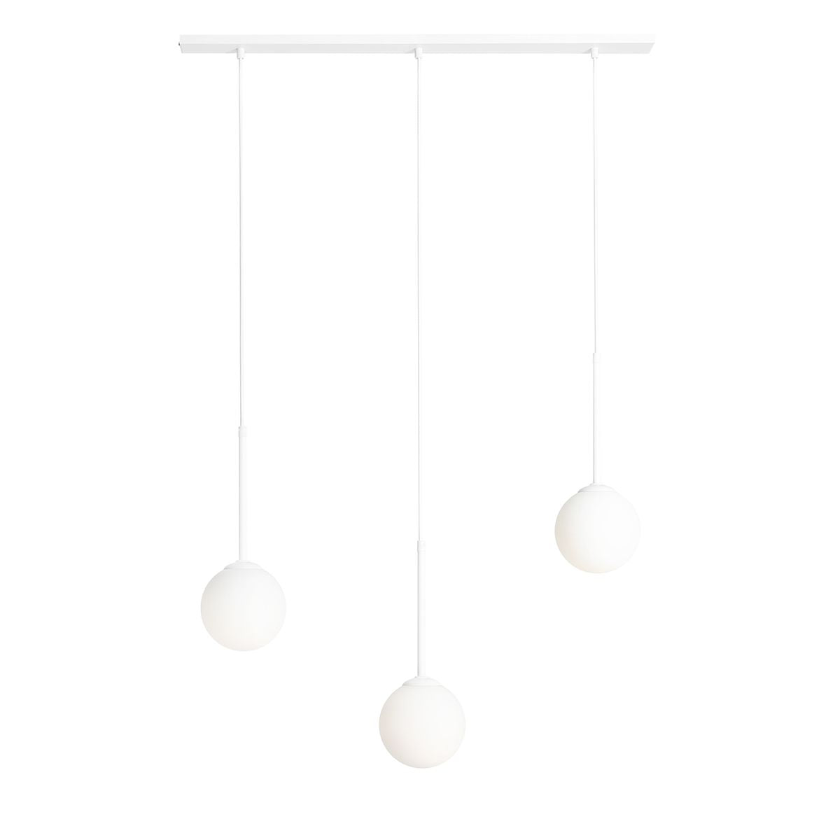 Lampada a sospensione Bosso 3 Bianco Aldex