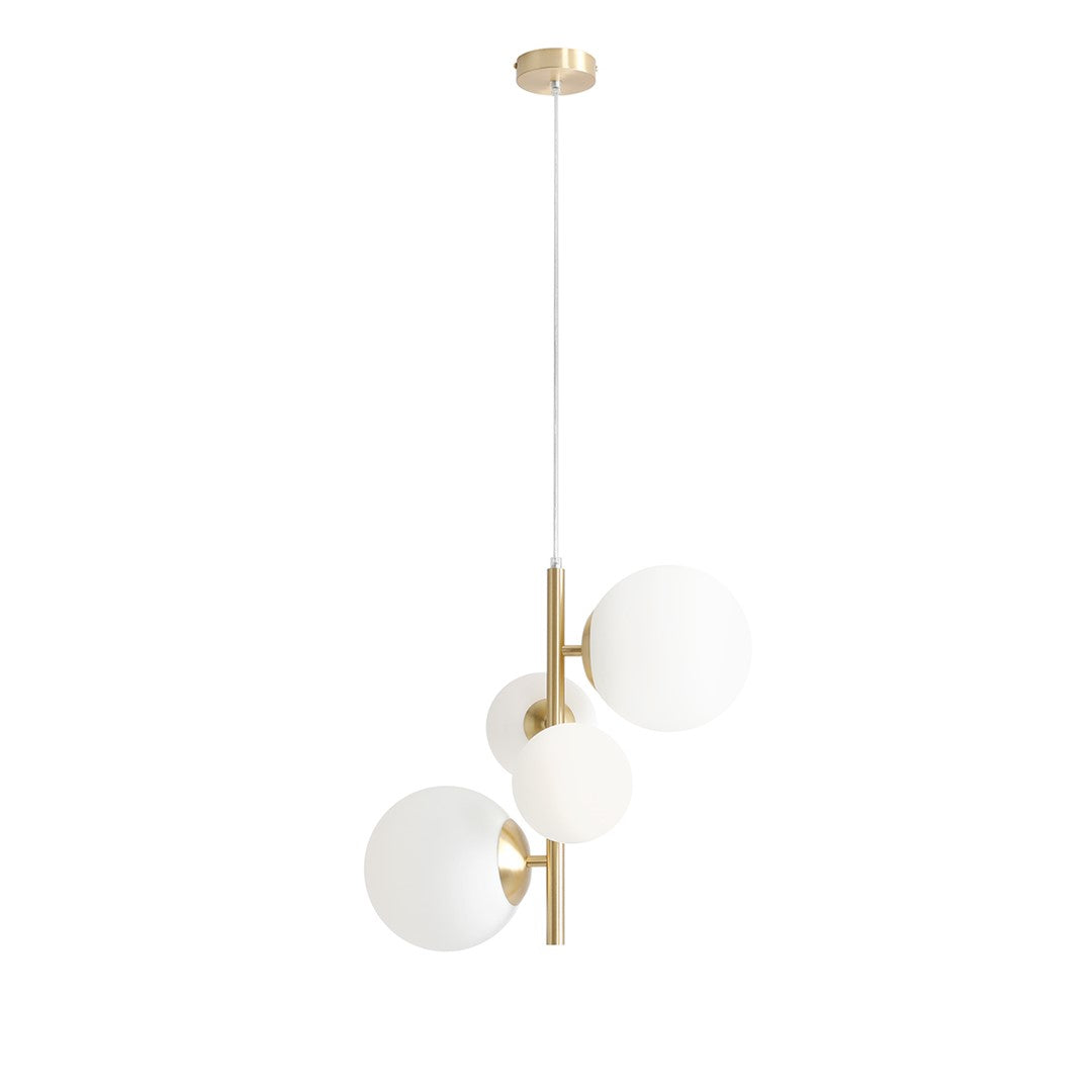 Lampada a sospensione Bloom 4 Ottone Aldex