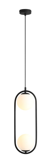 Lampada a sospensione Riva 2 Nero Aldex