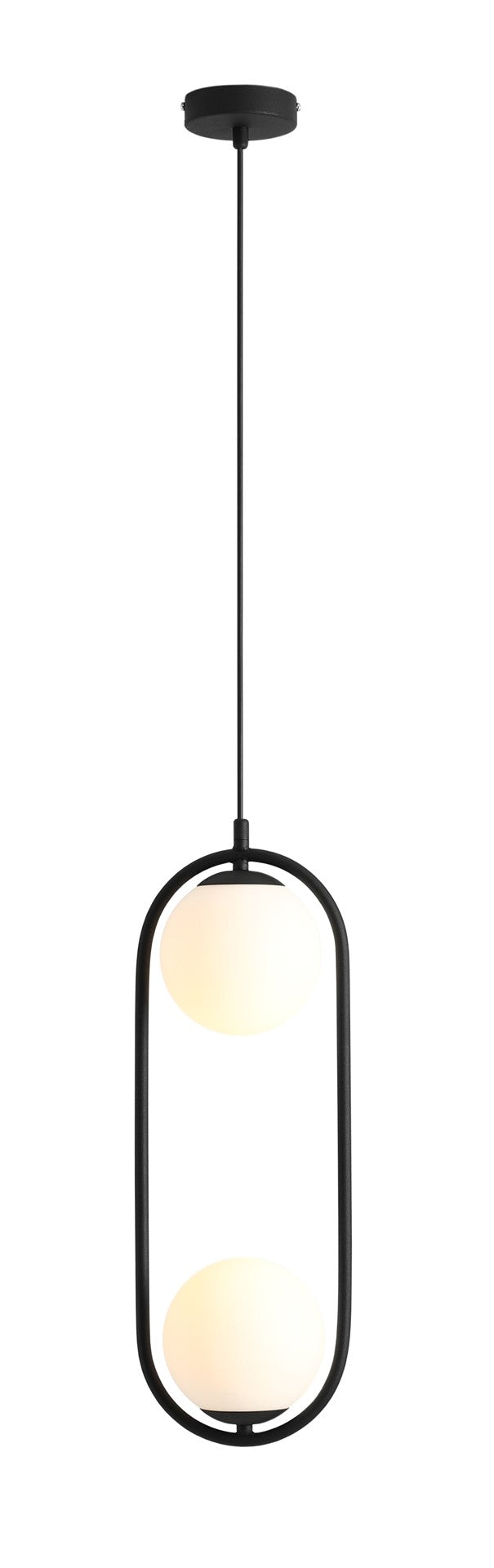 Lampada a sospensione Riva 2 Nero Aldex