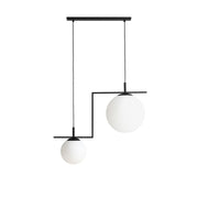 Lampada a sospensione Zac 2 Matte Nero Aldex