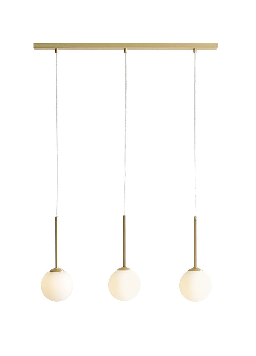 Lampada a sospensione Bosso 3 Ottone Aldex