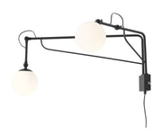 Applique Soho Glass 2 Nero Aldex