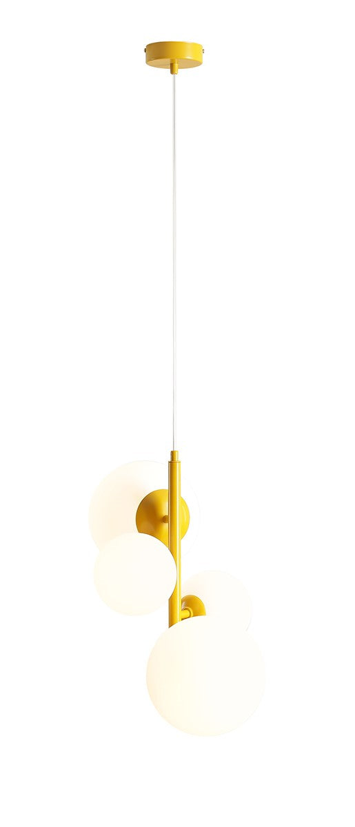 Lampada a sospensione Bloom 4 Senape Aldex