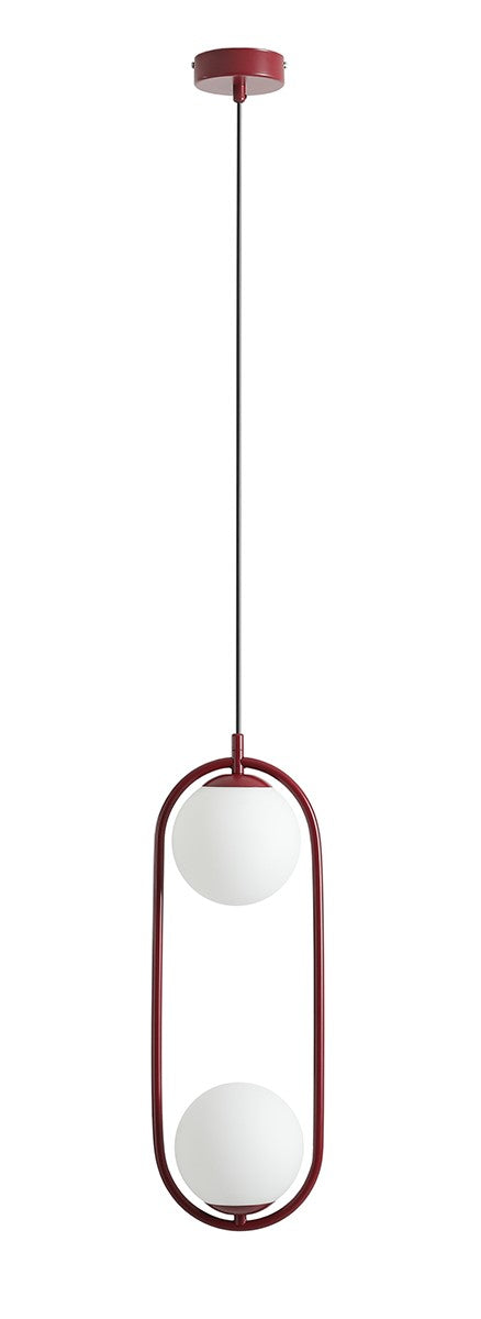 Lampada a sospensione Riva 2 Bordeaux Aldex