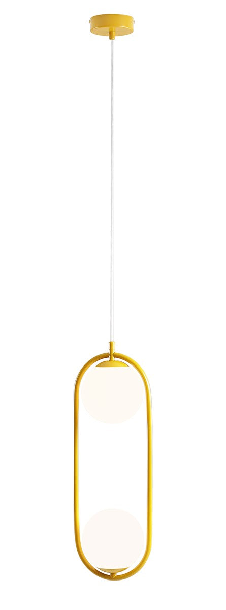 Lampada a sospensione Riva 2 Senape Aldex