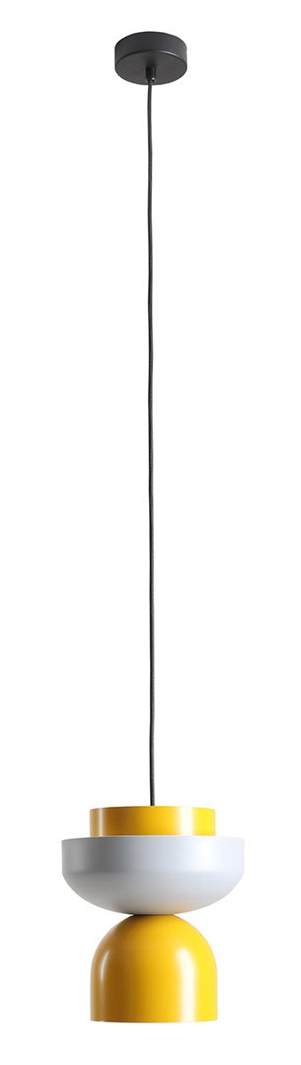 Lampada a sospensione Ulia scuro (23 15 15) Grigio e Senape Aldex