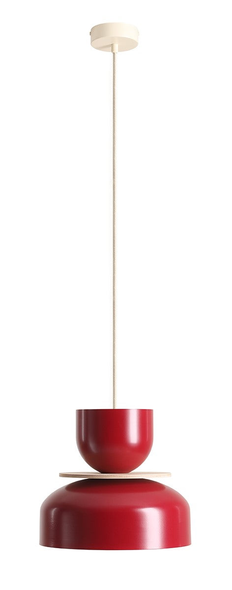 Lampada a sospensione Uto chiaro (30 15 Wood) Bordeaux Aldex