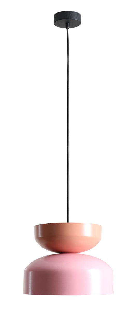 Lampada a sospensione Tula scuro (30 23) Rosa baby e Corallo Aldex