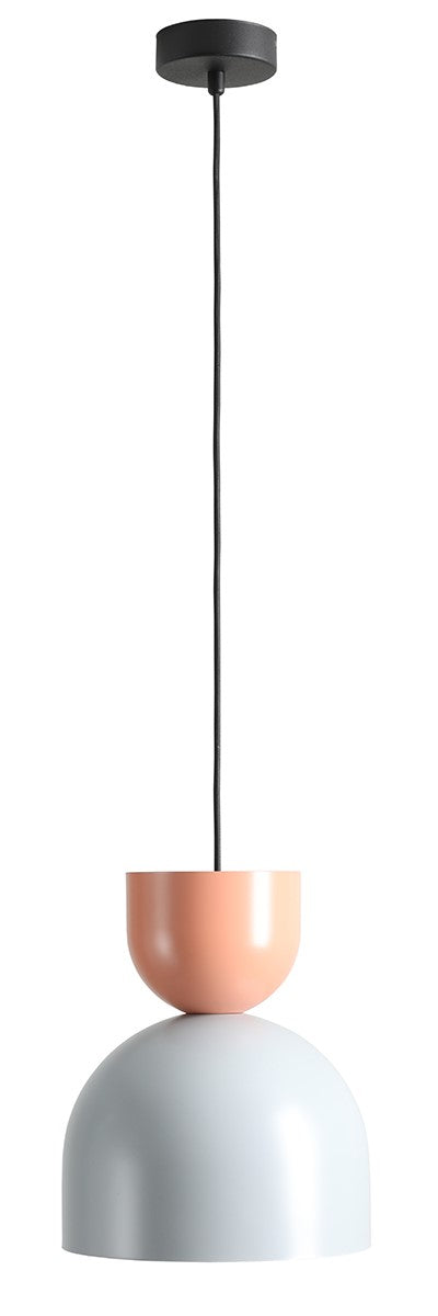Lampada a sospensione Lei scuro (27 15) Grigio e Corallo Aldex