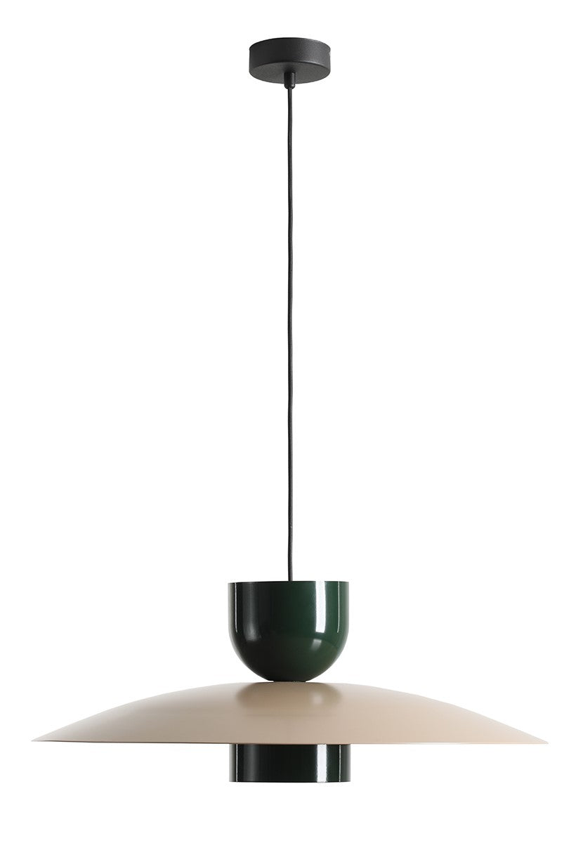 Lampada a sospensione Nutta scuro Beige+ Deep Deep (65+ 15 15) Verde Aldex