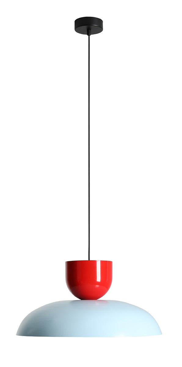 Lampada a sospensione Ella scuro Baby (47 15) Rosso peperoncino e Blu Aldex