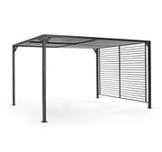 Gazebo NOAH 3X3.6m Antracite LH32 con tettuccio apribile