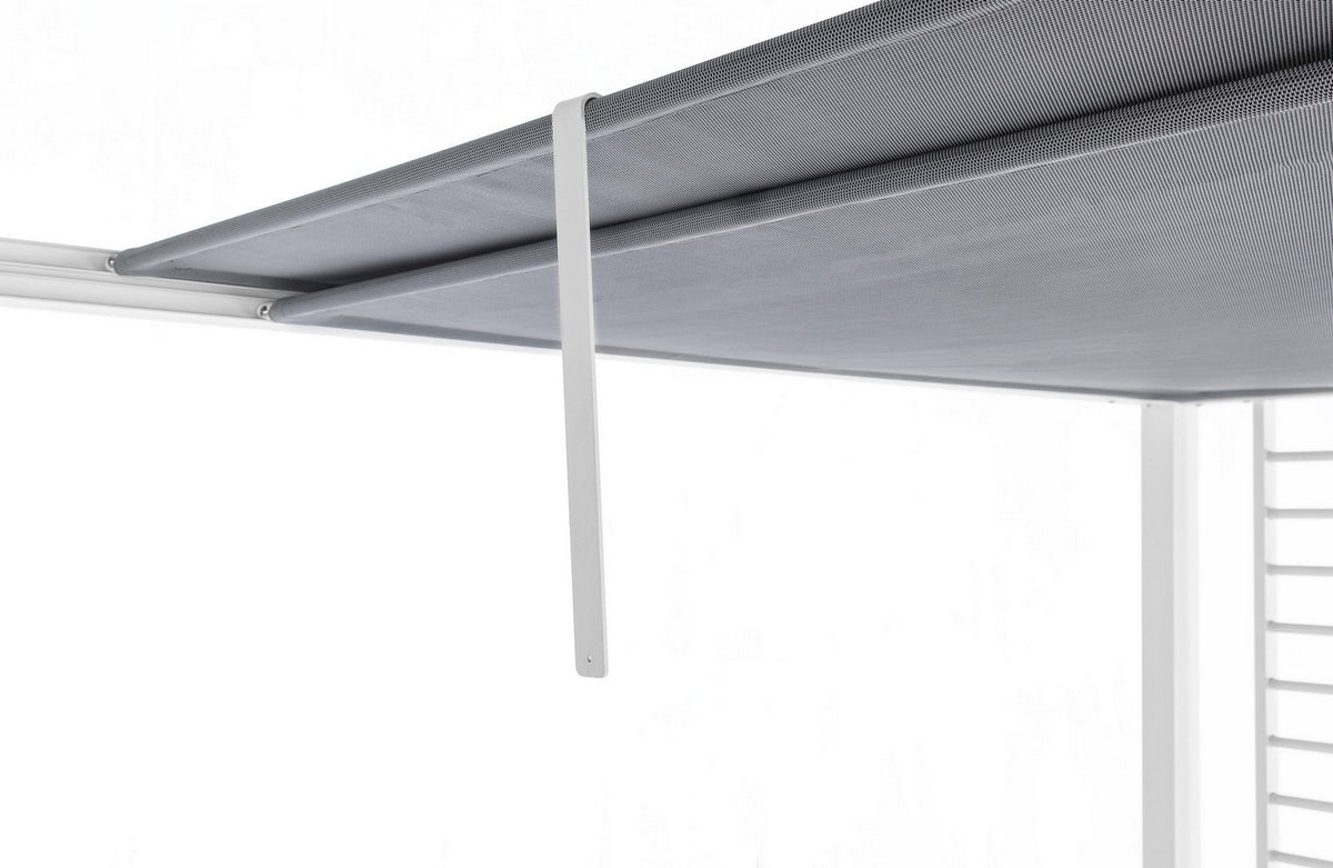 Gazebo NOAH 3X3.6m Bianco LH32 con tettuccio apribile