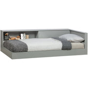 Letto angolare connect grigio cemento