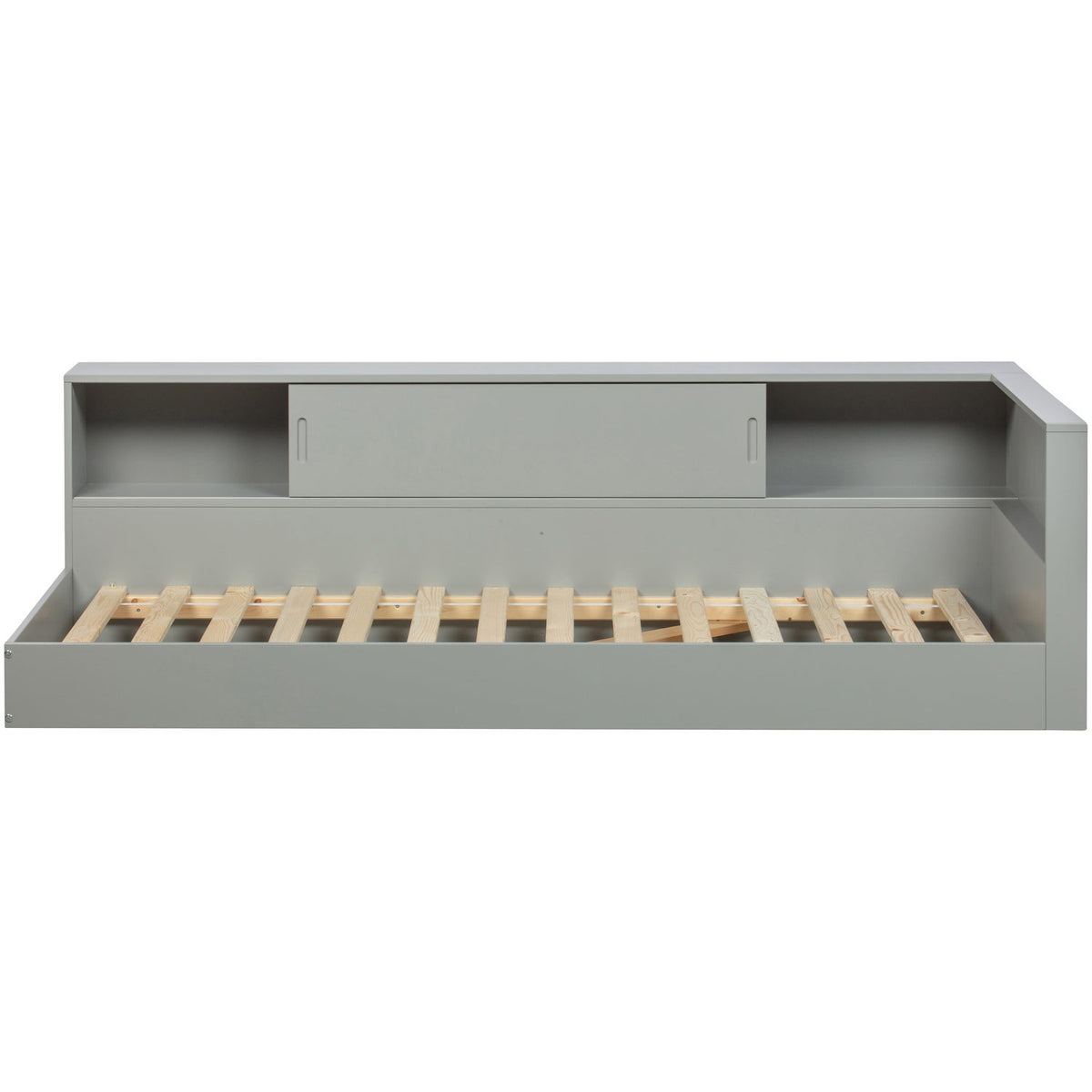 Letto angolare connect grigio cemento