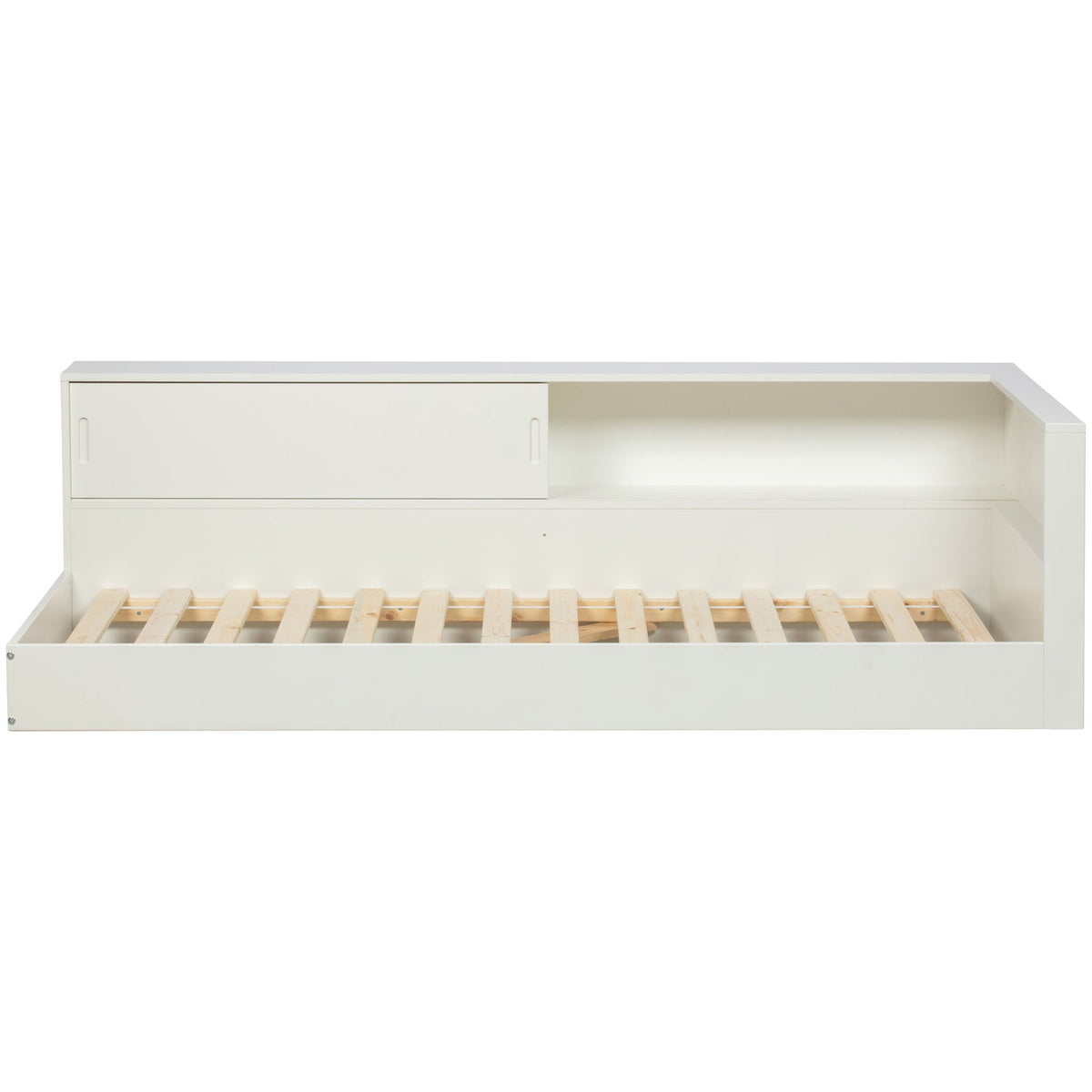 Letto angolare connect bianco