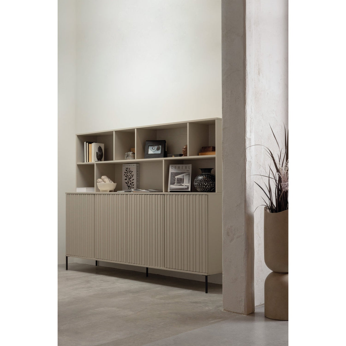 Nuovo armadio aggiuntivo rotococco pine dust