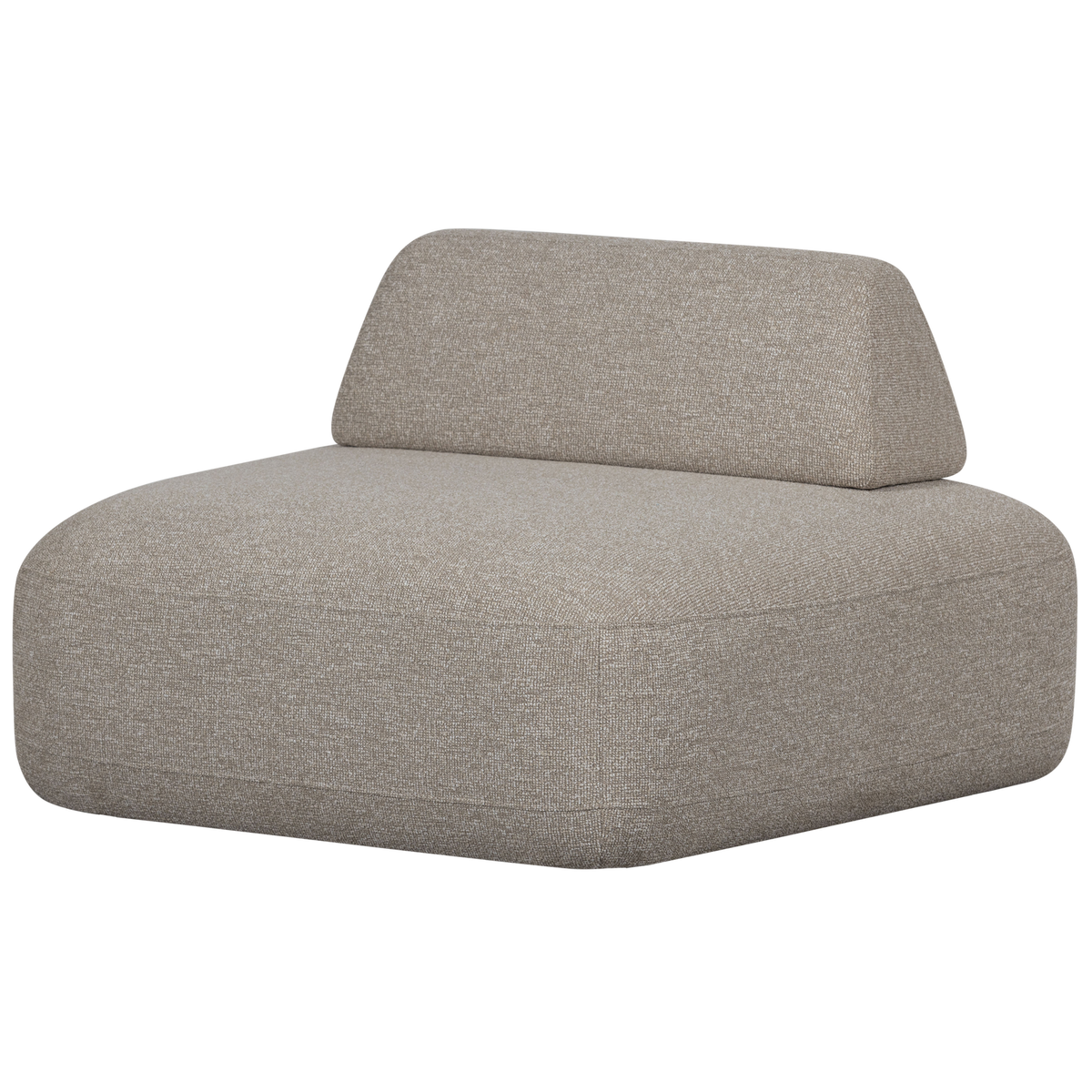 Poltrona sterck con schienale mobile naturale
