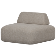 Poltrona sterck con schienale mobile naturale