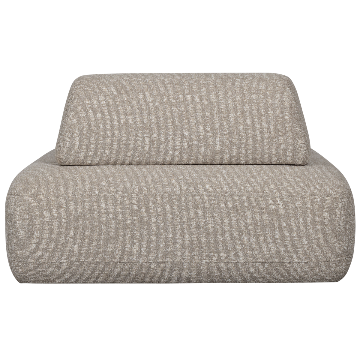Poltrona sterck con schienale mobile naturale