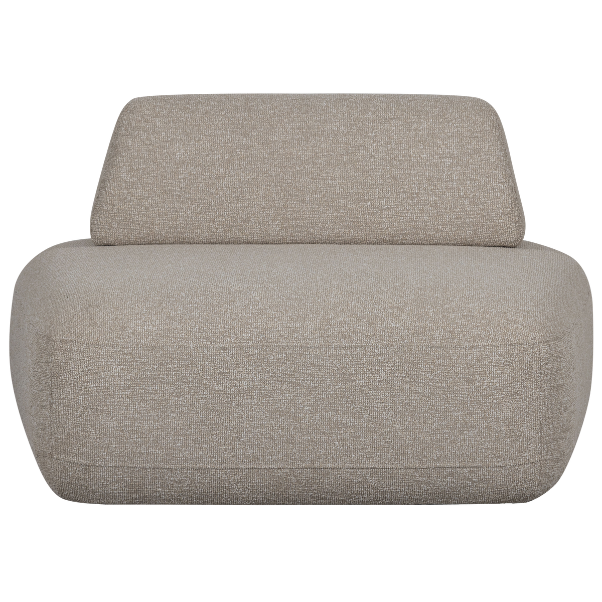 Poltrona sterck con schienale mobile naturale